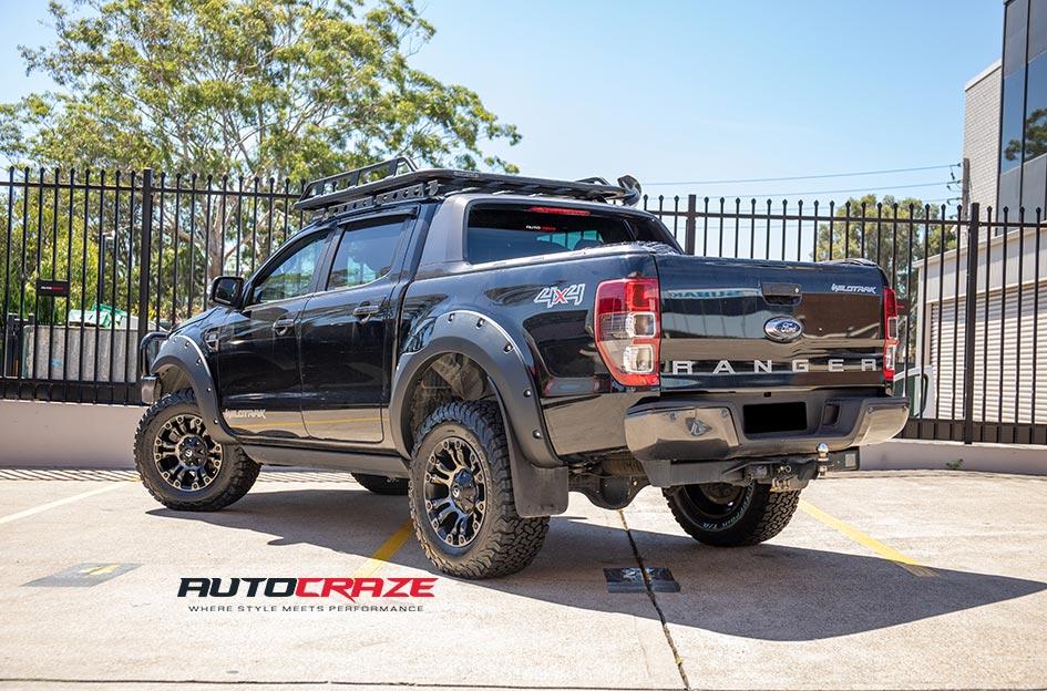 FORD-RANGER-VAPOR-BLACK-MACHINED-WITH-DARK-TINT